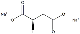 [R,(+)]-2-Iodosuccinic acid disodium salt Struktur