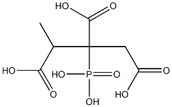 2-ホスホノ-1,2,3-ブタントリカルボン酸 化学構造式