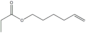 プロピオン酸5-ヘキセニル 化学構造式
