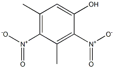 2,4-Dinitro-3,5-dimethylphenol Structure