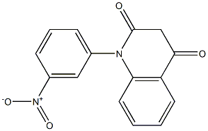 1-(3-Nitrophenyl)quinoline-2,4(1H,3H)-dione,,结构式
