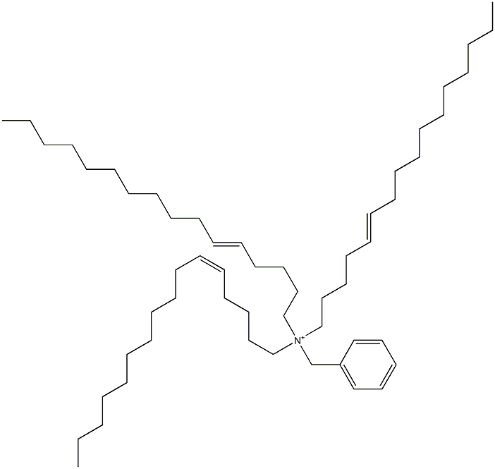 Tri(5-hexadecenyl)benzylaminium