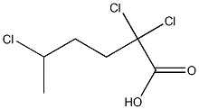  2,2,5-Trichlorohexanoic acid