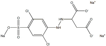 2-[2-[2,5-Dichloro-4-(sodiooxysulfonyl)phenyl]hydrazino]succinic acid disodium salt