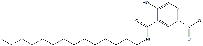 2-Hydroxy-5-nitro-N-tetradecylbenzamide Structure