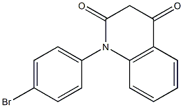 1-(4-Bromophenyl)quinoline-2,4(1H,3H)-dione,,结构式