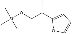 2-[1-(Trimethylsilyloxymethyl)ethyl]furan 结构式