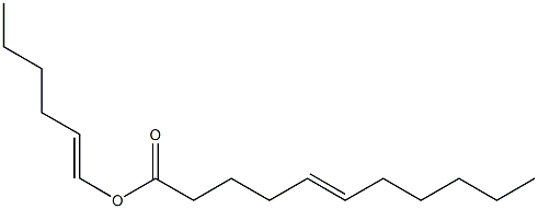 5-ウンデセン酸1-ヘキセニル 化学構造式