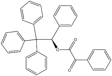 (+)-Phenyloxoacetic acid (R)-1,2,2,2-tetraphenylethyl ester Structure