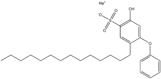 5-Hydroxy-2-tetradecyl[oxybisbenzene]-4-sulfonic acid sodium salt