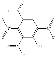 2,3,4,6-Tetranitrophenol Structure