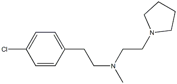 N-[2-(4-Chlorophenyl)ethyl]-N-methyl-2-(1-pyrrolidinyl)ethanamine