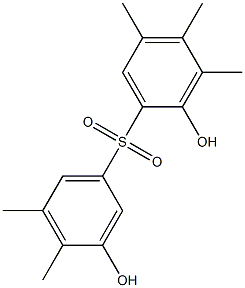  2,3'-Dihydroxy-3,4,4',5,5'-pentamethyl[sulfonylbisbenzene]