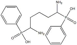 1,5-Bis(phenylphosphonyl)pentane-1,5-diamine 结构式