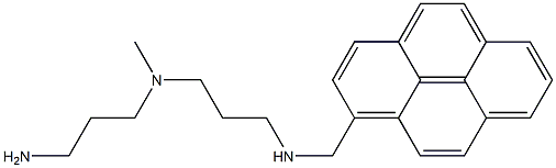 1-[3-[N-(3-Aminopropyl)methylamino]propylaminomethyl]pyrene Structure