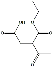 2-Acetylsuccinic acid 1-ethyl ester Struktur