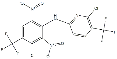  6-Chloro-5-trifluoromethyl-N-(3-chloro-4-trifluoromethyl-2,6-dinitrophenyl)pyridin-2-amine