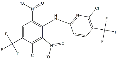 6-Chloro-5-trifluoromethyl-N-(3-chloro-4-trifluoromethyl-2,6-dinitrophenyl)pyridin-2-amine