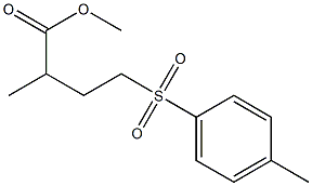 4-(p-Tolylsulfonyl)-2-methylbutanoic acid methyl ester|