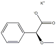 [S,(+)]-Methoxy(phenyl)acetic acid potassium salt Struktur