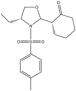 (2R)-2-[(2R,4R)-4-Ethyl-3-(4-methylphenylsulfonyl)oxazolidin-2-yl]-1-cyclohexanone