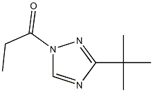 1-Propionyl-3-tert-butyl-1H-1,2,4-triazole 结构式