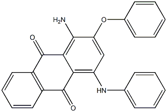  1-Amino-2-phenoxy-4-anilino-9,10-anthraquinone