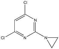 2-(1-Aziridinyl)-4,6-dichloropyrimidine Structure