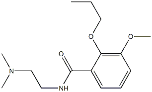 N-[2-(Dimethylamino)ethyl]-3-methoxy-2-propoxybenzamide Structure