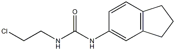 1-(5-Indanyl)-3-(2-chloroethyl)urea Structure