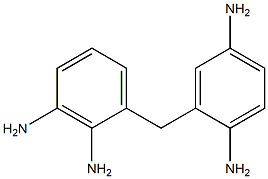 2-[(2,3-Diaminophenyl)methyl]-1,4-benzenediamine Structure