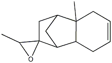 3,4,4a,5,8,8a-Hexahydro-3',4a-dimethylspiro[1,4-methanonaphthalene-2(1H),2'-oxirane] Structure
