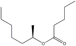 (-)-Valeric acid (R)-1-methylhexyl ester 结构式