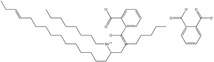 Bis[phthalic acid 1-(12-pentadecenyl)]dioctyltin(IV) salt,,结构式