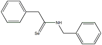 N-Benzylbenzeneethaneselenoamide Structure