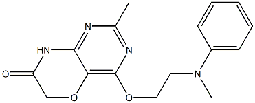 2-Methyl-4-[2-(N-methylphenylamino)ethoxy]-8H-pyrimido[5,4-b][1,4]oxazin-7(6H)-one