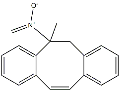N-[(5,6-Dihydro-5-methyldibenzo[a,e]cycloocten)-5-yl]methanimine N-oxide,,结构式