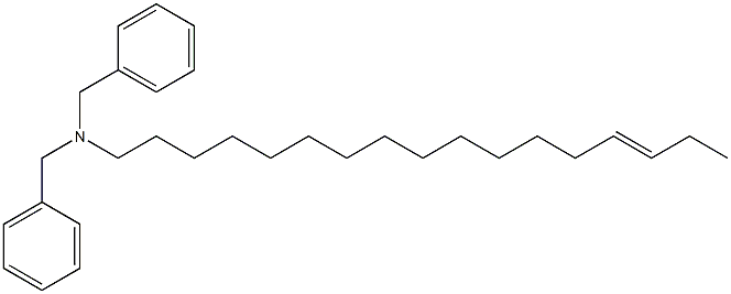 (14-Heptadecenyl)dibenzylamine,,结构式
