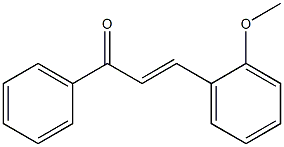 (E)-2-メトキシカルコン 化学構造式