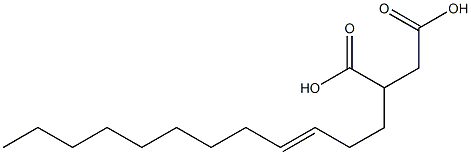 2-(3-Dodecenyl)succinic acid Struktur