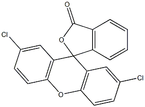 2',7'-Dichlorospiro[isobenzofuran-1(3H),9'-[9H]xanthen]-3-one 结构式