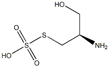 [R,(-)]-2-Amino-3-sulfothio-1-propanol Struktur