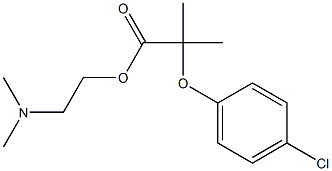 2-(4-Chlorophenoxy)-2-methylpropionic acid 2-(dimethylamino)ethyl ester|