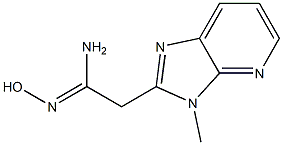 3-Methyl-3H-imidazo[4,5-b]pyridine-2-acetamide oxime|