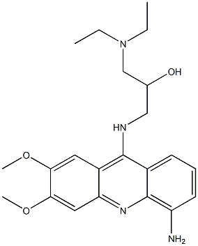 9-[(3-Diethylamino-2-hydroxypropyl)amino]-6,7-dimethoxy-4-acridinamine