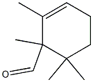 1,2,6,6-Tetramethyl-2-cyclohexene-1-carbaldehyde Struktur