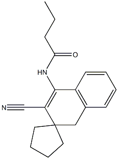 N-[3-Cyanospiro[naphthalene-2(1H),1'-cyclopentan]-4-yl]butanamide