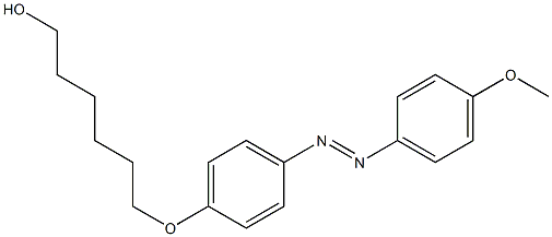 4-(6-Hydroxyhexyloxy)-4'-methoxyazobenzene 结构式