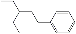 3-Ethylpentylbenzene,,结构式