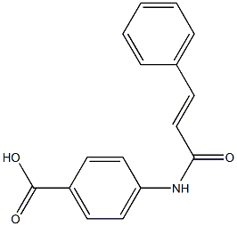  4-[[3-(Phenyl)-1-oxo-2-propenyl]amino]benzoic acid